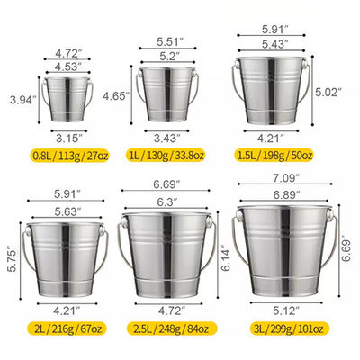 Bbq Ice Bucket 304 Ss Built In Barbeque Grill Accessories TLASOJ071